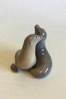 皇家哥本哈根两枚印章的塑像&