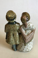 Bing & Grøndahl Stentøjsfigur af Borgerpar No 208 PMN