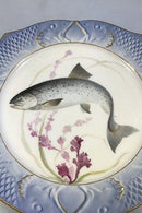 Royal Copenhagen Blå Fisketallerken med Guld No 1212/3002