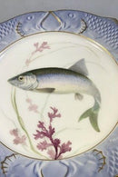 Royal Copenhagen Blå Fisketallerken med Guld No 1212/3002