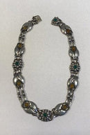 Georg Jensen Sterling Silver Necklace No 1 Raven&Chrysoprase （ジョージ ジェンセン スターリング シルバー ネックレス No 1 レイブン＆クリソプレーズ