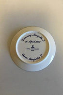 Royal Copenhagen Mindeplatte Dronning Margrethes 50års Fødselsdag