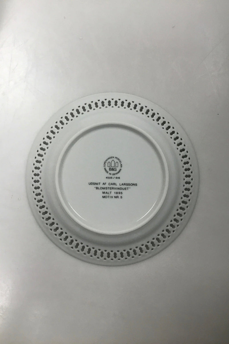 Bing & Grøndahl Carl Larsson Platte Blomstervinduet No 4505/616