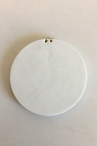 Bing & Grøndahl Bisquit Platte "Musikkens Genius"