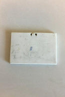 Royal Copenhagen Bisquit "Amor og Hymen spinder livets tråd" Platte