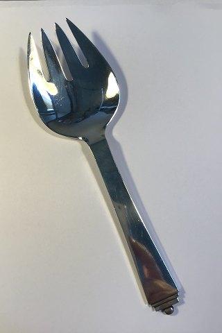 Georg Jensen Sølv Pyramide Serveringsgaffel No 112