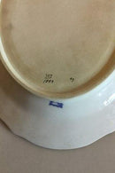 Royal Copenhagen Hvid Svejfet med takket guldkant (Stel 387 / Josephine) Ovalt serveringsfad No 1555