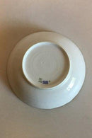 Royal Copenhagen White Curved with serrated Gold edge (Pattern 387 / Josephine) Round Bowl No 1518