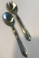 Toxsværd/Langlye Sølv/Stål Øresund Salatsæt