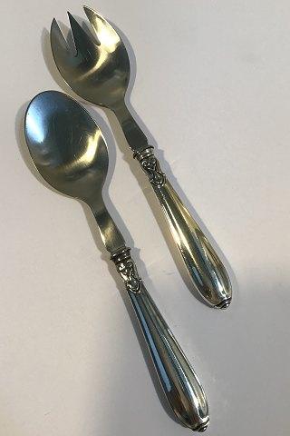 Toxsværd/Langlye Sølv/Stål Øresund Salatsæt