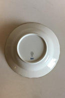 Royal Copenhagen Hvid Svejfet med takket guldkant (Stel 387 / Josephine) Desserttallerken No 604