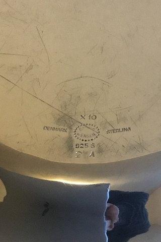 Georg Jensen Sterling sølv Magnolia Flaskebakke No 2A