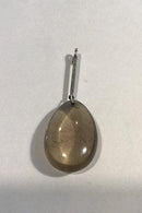 Georg Jensen Sterling Sølv Torun  Rutil Quartz Vedhæng No 131