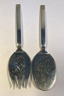 Evald Nielsen Sterling Sølv No 33 Fiskeserveringssæt (2)