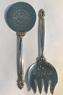 Georg Jensen Silber King Pie Servier-Set Nr. 205/205B (2)