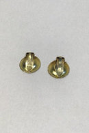 A Michelsen Sterling Sølv Marguerit Øreclips