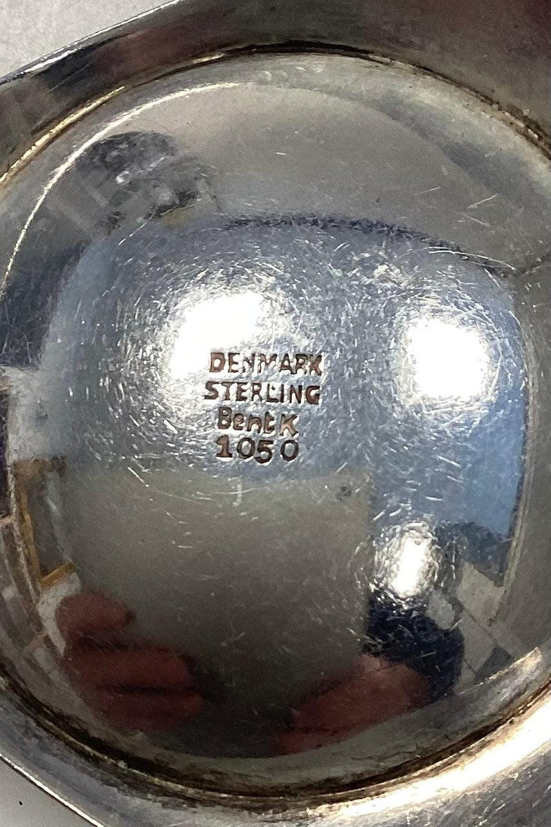 Par Bent Knudsen Sterling Sølv Lysestager No. 1050