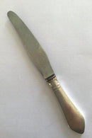 Georg Jensen纯银古董午餐刀No 023