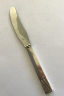 Georg Jensen Sterling Sølv Relief Middagskniv No 014