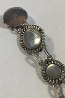 Georg Jensen Sterlingsilber-Armband Nr. 419 (Schwarzer Onyx)