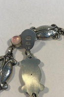 Georg Jensen Sterling Silver Necklace No 15 (Pink Quartz)