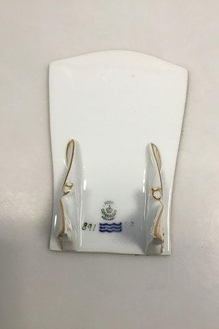 Royal Copenhagen Menuskilt til bord No 891