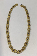 Georg Jensen 18K Guld Halskæde med Safirer No 249