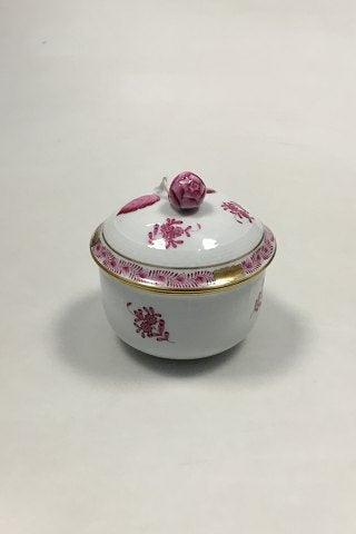 Herend Hungary Apponyi Purpur Marmeladekrukke No 373