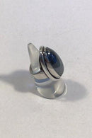 Georg Jensen Sterling Sølv Ring No 46E Hæmatit