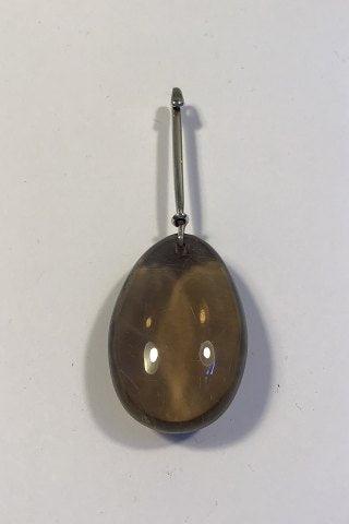 Georg Jensen纯银Torun Rutil石英吊坠No 131