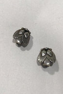 Georg Jensen Sterling Sølv Øreclips No 110 Pinje