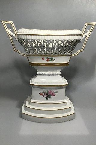 皇家哥本哈根Flora Danica Pearlware白色花瓶No 12358