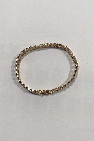 Georg Jensen & Wendel 18K Guld Armlænke No 8
