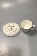 Royal Copenhagen Golden Summer Coffee Cup and Saucer No. 072+073