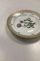 Royal Copenhagen Privat gemalt Flora Danica Kuchenteller Nr 3552