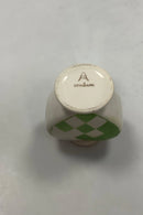 Aluminia Christmas Heart vase in Green 