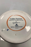 Royal Copenhagen Golden Summer / Gylden Sommer centerpiece på Fod No. 753