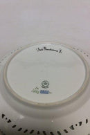 Royal Copenhagen Flora Danica tallerken med gennembrudt kant No 20/3553