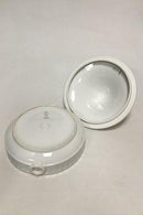 Royal Copenhagen Hvid Vifte Ragoutfad med Låg No. 11503
