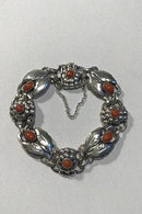 Georg Jensen Sterling Silver ブレスレット No 3 (アンバー)