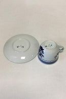 Royal Copenhagen Blau Tranquebar Große Kaffeetasse und Untertasse Nr. 991
