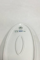 Royal Copenhagen Tradition Hvid Halvblonde m. Guld Aflangt kagefad No 613