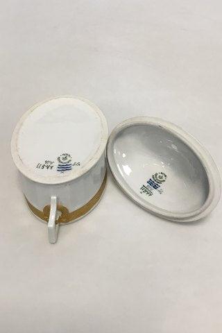 Royal Copenhagen Guld Vifte Sukkerskål No 11544