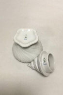 Royal Copenhagen Weiß Konkylie Zuckerdose Nr. 14174