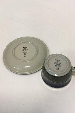 Rørstrand Elisabeth Kaffekop med underkop