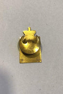 Georg Jensen 14 Kt Guld Kongemærke, Herre