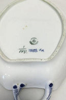 Royal Copenhagen Kannelierter blattförmiger Kuchenteller Nr. 145