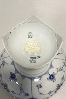 Royal Copenhagen Musselmalet Helblonde Kageskål på Fod No 1020