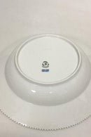 Royal Copenhagen White Flora Danica Pearl Pattern Deep Plate No 3545