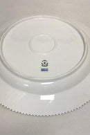 皇家哥本哈根Flora Danica珍珠器皿白色服务盘编号3523